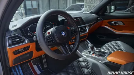 BMW M3 실내 카본 PPF 시공[김포PPF][실내PPF][랩하우스] / 김포시 양촌읍