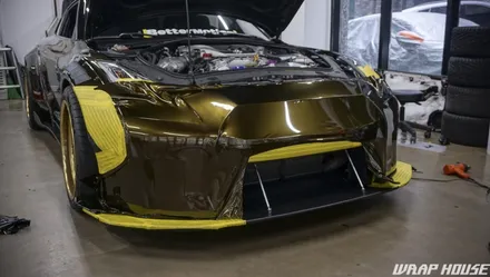 닛산 GTR R35 로켓버니 이노즈텍 미드나잇골드 전체랩핑[김포랩핑][랩하우스] / 김포시 양촌읍