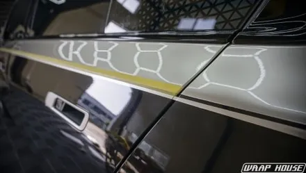 BMW I7 고광택 듀오톤랩핑과 크롬죽이기 작업![김포랩핑][랩하우스] / 김포시 양촌읍