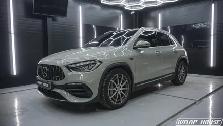 벤츠 GLA 45AMG 고광택 포르쉐 그레이 전체랩핑[김포랩핑][랩하우스] / 김포시 양촌읍