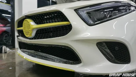 벤츠 더 뉴 CLS400 앞범퍼 PPF 보험수리[김포 PPF,랩핑 사고수리/보험처리][랩하우스] / 김포시 양촌읍