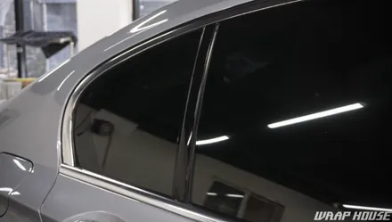 BMW 7시리즈(F01) B,C필러 블랙유광 랩핑시공[김포카스킨전문업체][랩하우스] / 김포시 양촌읍