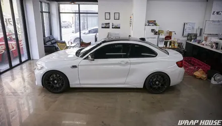 BMW F87 M2 유광카본 루프스킨 시공[김포카스킨전문업체][랩하우스] / 김포시 양촌읍