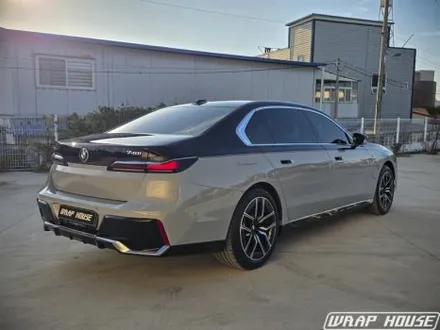 BMW 7시리즈 투톤랩핑, 고광택 유광블랙[김포랩핑][랩하우스] / 김포시 양촌읍