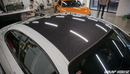 BMW F87 M2 유광카본 루프스킨 시공[김포카스킨전문업체][랩하우스] / 김포시 양촌읍
