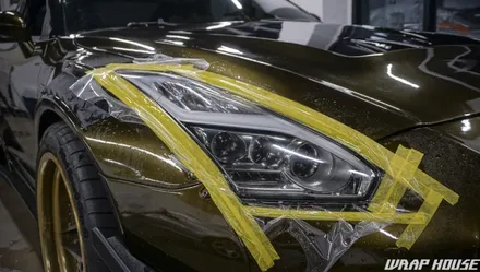 닛산 GTR R35 로켓버니 이노즈텍 미드나잇골드 전체랩핑[김포랩핑][랩하우스] / 김포시 양촌읍