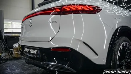 벤츠 EQS SUV LB볼케닉그레이 전체랩핑 시공[김포랩핑][랩하우스] / 김포시 양촌읍