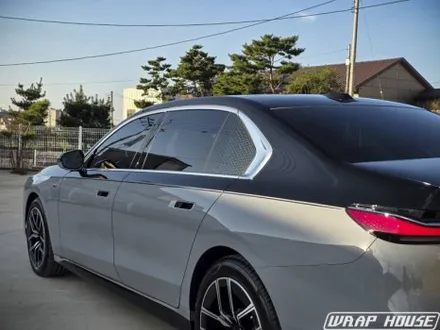 BMW 7시리즈 투톤랩핑, 고광택 유광블랙[김포랩핑][랩하우스] / 김포시 양촌읍