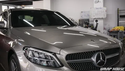 벤츠 뉴 C클래스 AMG Line 신차 본넷+생활보호패키지 PPF 시공[김포PPF시공전문업체][랩하우스] / 김포시 양촌읍
