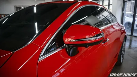 벤츠 AMG GT43 에이버리 유광 카마인레드 전체랩핑 시공[김포랩핑][랩하우스] / 김포시 양촌읍