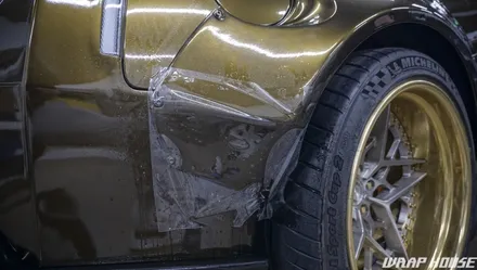 닛산 GTR R35 로켓버니 이노즈텍 미드나잇골드 전체랩핑[김포랩핑][랩하우스] / 김포시 양촌읍