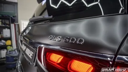 벤츠 GLS600 마이바흐 사틴블랙 전체랩핑[김포랩핑][랩하우스] / 김포시 양촌읍
