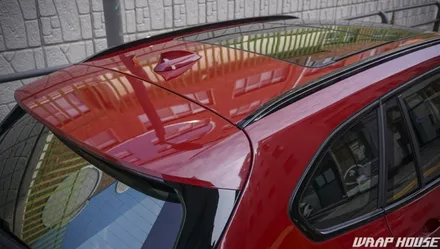 BMW X1(F48) 에이버리 유광 버건디레드 전체랩핑 시공[랩하우스] / 김포시 양촌읍