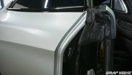 벤츠 S63AMG 쿠페 3M 사틴화이트알루미늄 전체랩핑[김포랩핑][랩하우스] / 김포시 양촌읍