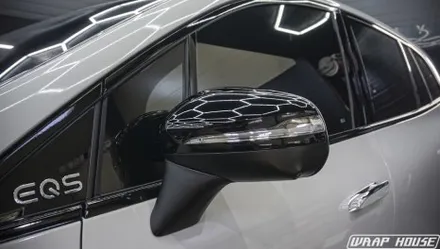 벤츠 EQS SUV LB볼케닉그레이 전체랩핑 시공[김포랩핑][랩하우스] / 김포시 양촌읍