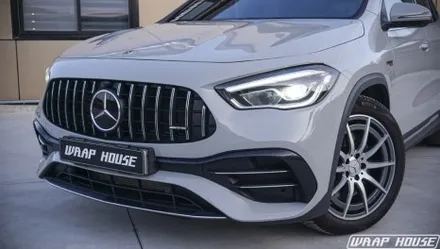 벤츠 GLA 45AMG 고광택 포르쉐 그레이 전체랩핑[김포랩핑][랩하우스] / 김포시 양촌읍