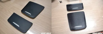 벤츠 GLA 실내랩핑 작업[카본+레드펄][김포수입차랩핑][랩하우스] / 김포시 양촌읍