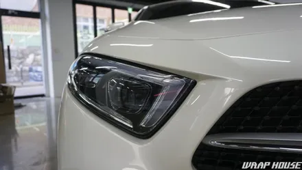 벤츠 더 뉴 CLS400 앞범퍼 PPF 보험수리[김포 PPF,랩핑 사고수리/보험처리][랩하우스] / 김포시 양촌읍
