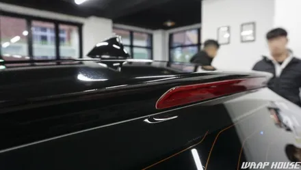 BMW 118D 루프스킨+스포일러 랩핑[랩하우스] / 김포시 양촌읍
