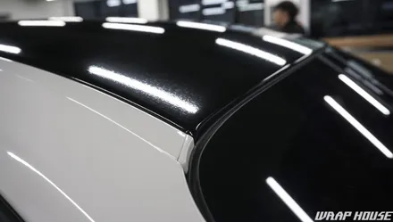 BMW 118D 루프스킨+스포일러 랩핑[랩하우스] / 김포시 양촌읍