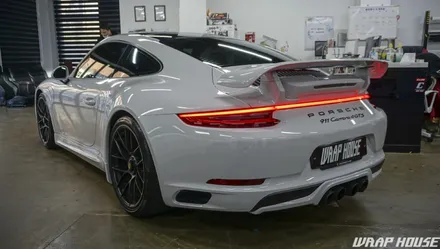 포르쉐 911 카레라 4 gts 3M 유광스톰그레이 전체랩핑[김포랩핑][랩하우스] / 김포시 양촌읍