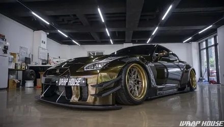 닛산 GTR R35 로켓버니 이노즈텍 미드나잇골드 전체랩핑[김포랩핑][랩하우스] / 김포시 양촌읍