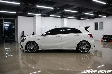 벤츠 A45 AMG 라이트 PPF 시공[김포PPF/랩하우스] / 김포시 양촌읍