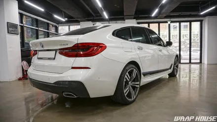BMW 6GT 정품 M퍼포먼스 사이드데칼 시공[김포랩핑전문업체][랩하우스] / 김포시 양촌읍