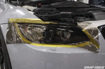 BMW E92 M3 나르도 그레이 전체랩핑 시공[김포+수입차+카스킨+시멘트+쿨그레이+3M][랩하우스] / 김포시 양촌읍