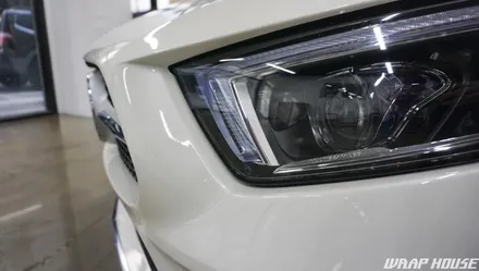 벤츠 더 뉴 CLS400 앞범퍼 PPF 보험수리[김포 PPF,랩핑 사고수리/보험처리][랩하우스] / 김포시 양촌읍