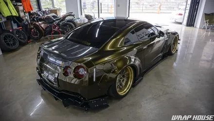 닛산 GTR R35 로켓버니 이노즈텍 미드나잇골드 전체랩핑[김포랩핑][랩하우스] / 김포시 양촌읍