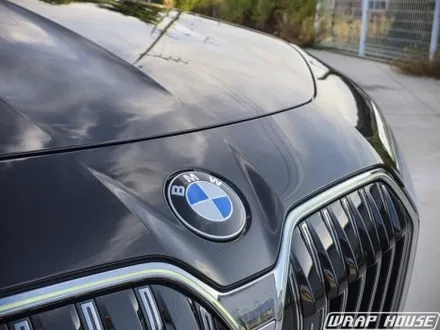 BMW 7시리즈 투톤랩핑, 고광택 유광블랙[김포랩핑][랩하우스] / 김포시 양촌읍