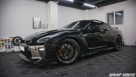 닛산 GTR R35 포인트랩핑+라이트 스모그PPF[김포랩핑][랩하우스] / 김포시 양촌읍