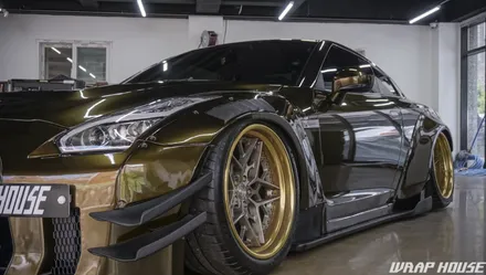 닛산 GTR R35 로켓버니 이노즈텍 미드나잇골드 전체랩핑[김포랩핑][랩하우스] / 김포시 양촌읍