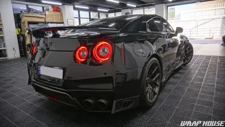 닛산 GTR R35 포인트랩핑+라이트 스모그PPF[김포랩핑][랩하우스] / 김포시 양촌읍