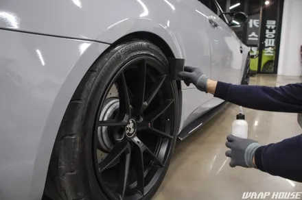 BMW E92 M3 나르도 그레이 전체랩핑 시공[김포+수입차+카스킨+시멘트+쿨그레이+3M][랩하우스] / 김포시 양촌읍