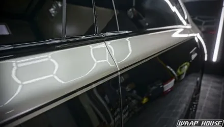 BMW I7 고광택 듀오톤랩핑과 크롬죽이기 작업![김포랩핑][랩하우스] / 김포시 양촌읍