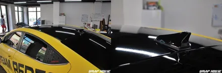 현대 아반떼 스포츠 무광옐로우 전체랩핑 시공기[김포카스킨+랩핑+3M][랩하우스] / 김포시 양촌읍