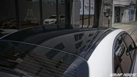 벤츠 E클래스 블랙PPF 루프스킨 시공[김포랩핑,PPF시공전문업체][랩하우스] / 김포시 양촌읍