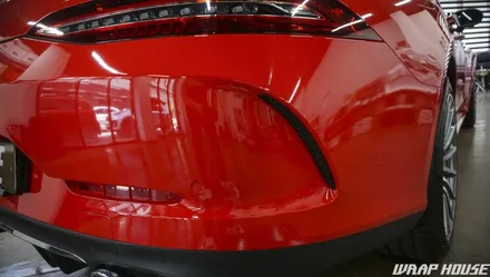 벤츠 AMG GT43 에이버리 유광 카마인레드 전체랩핑 시공[김포랩핑][랩하우스] / 김포시 양촌읍
