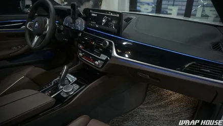 BMW 5시리즈(G30) 실내 하이그로시 PPF 시공[김포실내PPF][랩하우스] / 김포시 양촌읍
