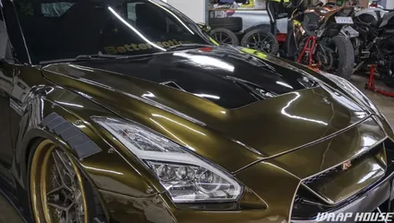 닛산 GTR R35 로켓버니 이노즈텍 미드나잇골드 전체랩핑[김포랩핑][랩하우스] / 김포시 양촌읍