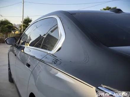 BMW 7시리즈 투톤랩핑, 고광택 유광블랙[김포랩핑][랩하우스] / 김포시 양촌읍