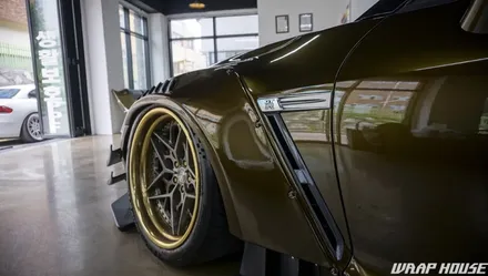 닛산 GTR R35 로켓버니 이노즈텍 미드나잇골드 전체랩핑[김포랩핑][랩하우스] / 김포시 양촌읍