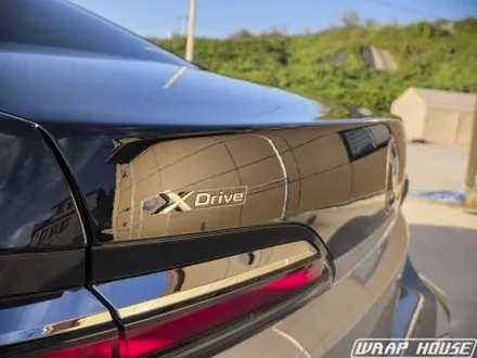BMW 7시리즈 투톤랩핑, 고광택 유광블랙[김포랩핑][랩하우스] / 김포시 양촌읍