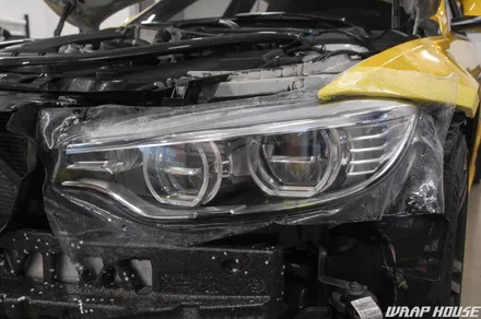 BMW F80 M3 옐로우 페인트워크 에디션 전체랩핑 시공[김포+수입차+랩핑+카스킨+PPF+생활보호+신차+패키지][랩하우스] / 김포시 양촌읍