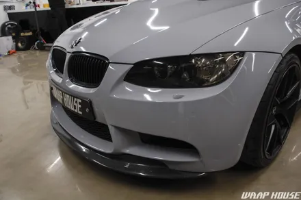 BMW E92 M3 나르도 그레이 전체랩핑 시공[김포+수입차+카스킨+시멘트+쿨그레이+3M][랩하우스] / 김포시 양촌읍