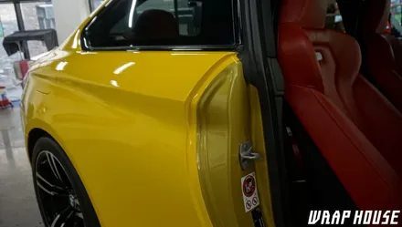 BMW M4 전체랩핑 3M 글로스 브라이트 옐로우 랩핑 , 김포전체랩핑 김포BMW랩핑 M4전체랩핑 + 김포카스킨 + 김포랩핑샵 + 김포전체PPF + 김포BMW랩핑전문업체 / 김포시 양촌읍