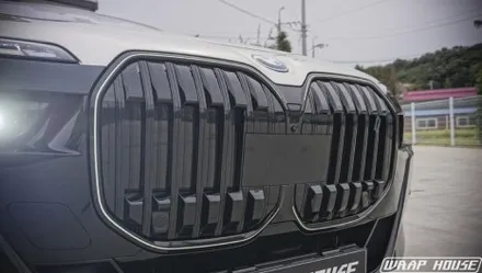 BMW I7 고광택 듀오톤랩핑과 크롬죽이기 작업![김포랩핑][랩하우스] / 김포시 양촌읍