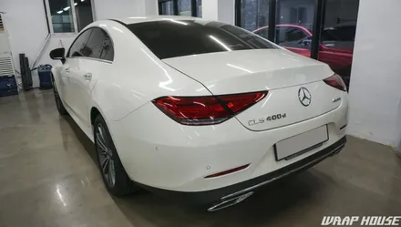 벤츠 더 뉴 CLS400 앞범퍼 PPF 보험수리[김포 PPF,랩핑 사고수리/보험처리][랩하우스] / 김포시 양촌읍